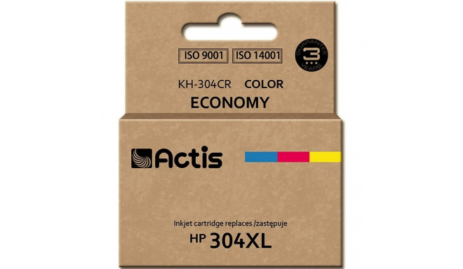 Originaalne Tindikassett Actis KH-304CR Tsüaansinine/Fuksiinpunane/Kollane