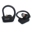 Kõrvasisesed Bluetooth Kõrvaklapid Savio TWS-03 Must Grafiithall