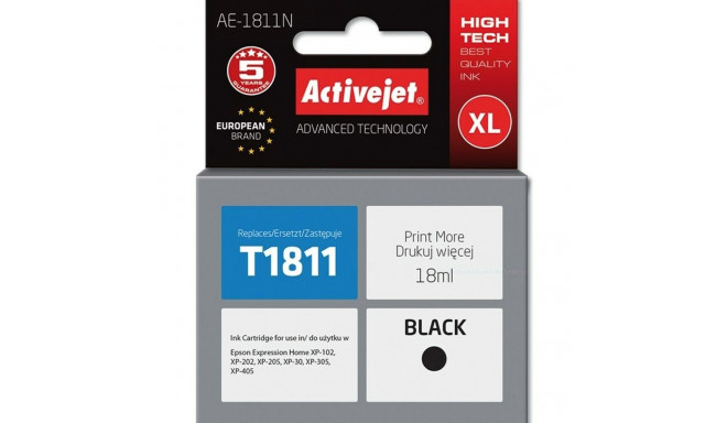 Original Ink Cartridge Activejet AE-1811N Black