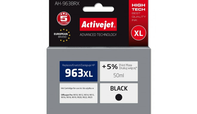 Originaalne Tindikassett Activejet AH-963BRX Must
