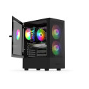 ATX/mATX Semi-tower Box Krux VACO KRX0132 Black