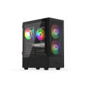 ATX/mATX Semi-tower Box Krux VACO KRX0132 Black