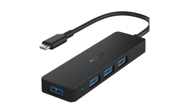 USB-jaotur Aukey CBC64 Must