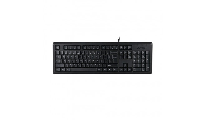 Клавиатура A4 Tech KR-92 Чёрный Монохромный Английский QWERTY