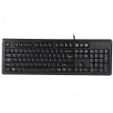 Клавиатура A4 Tech KR-92 Чёрный Монохромный Английский QWERTY