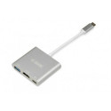 USB-jaotur Ibox IUH3CFT1 Valge Hõbedane