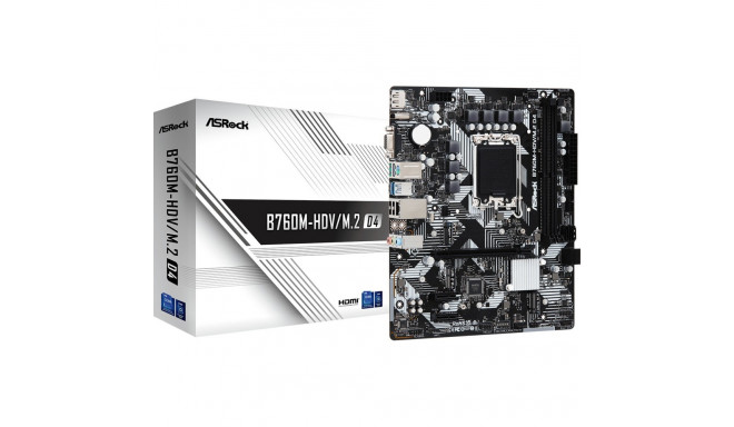 Mātesplate ASRock B760M-HDV/M.2 D4 Intel Intel B760 LGA 1700