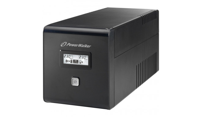 Katkestamatu Toiteallikas Interaktiivne süsteem UPS Power Walker PowerWalker VI 1000 LCD 600 W