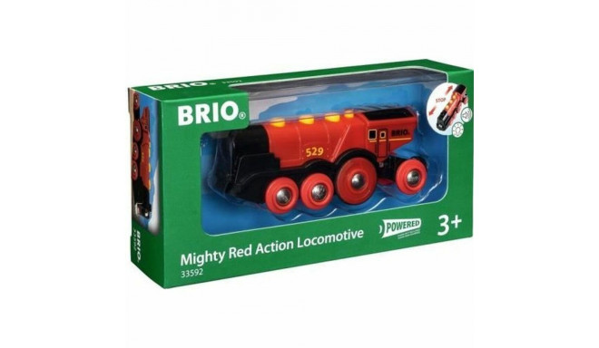 Klassikaline Brio Powerful Red Stack Locomotive