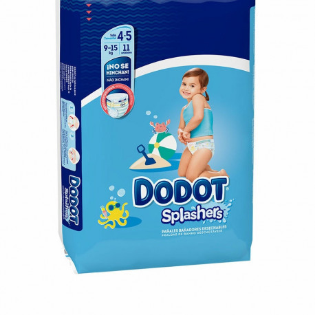 Ühekordsed mähkmed Dodot Splashers 4-5 9-15 kg (11 Ühikut)