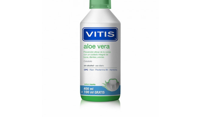 Mouthwash Vitis   Mint Aloe Vera 500 ml