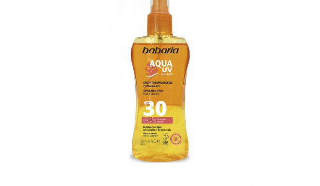 Body Sunscreen Spray Babaria Solar Aqua UV SPF 30 (200 ml)