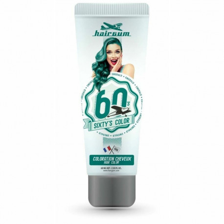Poolpüsiv värv Hairgum S Color Smaragdroheline 60 ml
