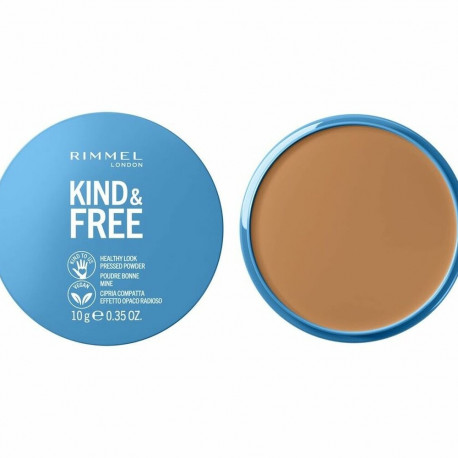 Kompaktpuudrid Rimmel London Kind & Free 40-tan Matistav viimistlusvahend (10 g)