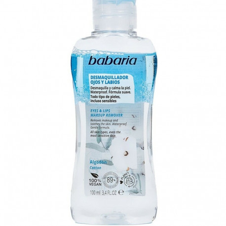 Facial Biphasic Makeup Remover Babaria Eyes Lips (100 ml)