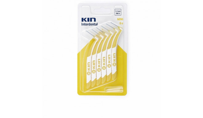 Hambahari Interdental Kin Mini 6 Ühikut 1,1 mm