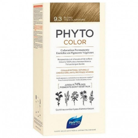Püsivärv Phyto Paris Phytocolor 9.3-rubio dorado muy claro Plaatinablond Nº 9.3-Rubio Dorado Muy Cla