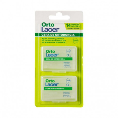 Ortodontiline vaha Lacer Ortolacer Cera De Ortodoncia 14 Ühikut