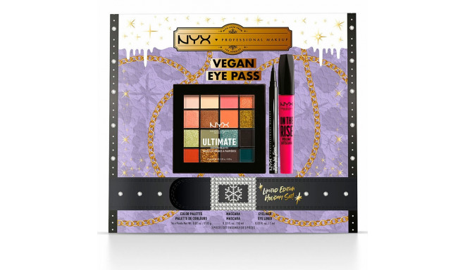 Meigikomplekt NYX Vegan Eye Pass Limited Edition Limiteeritud väljaanne 3 Tükid, osad
