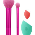 Set of Make-up Brushes Real Techniques Feeling Festive Face 4 Pieces