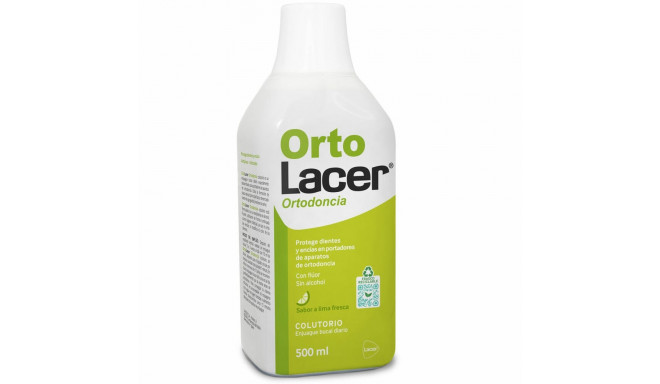 Ополаскиватель для полости рта Lacer Ortolacer Ортодонтическое лечение лимонный 500 ml