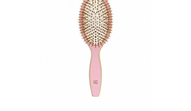 Detangling Hairbrush Ilū Bamboom Pink Oval