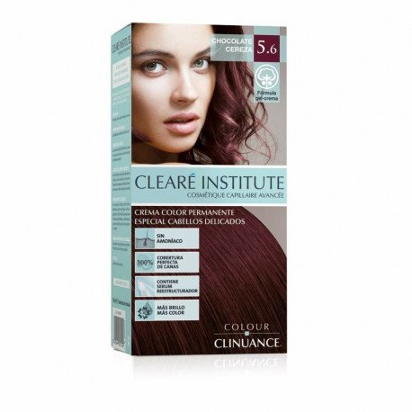 Püsivärvikreem Clearé Institute Colour Clinuance Nº 5.6-chocolate cereza