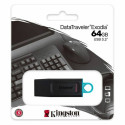 USB stick Kingston DataTraveler DTX Black USB stick - 64 GB