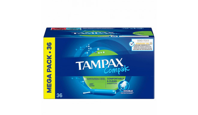 Super tampoonid Tampax Compak 36 Ühikut