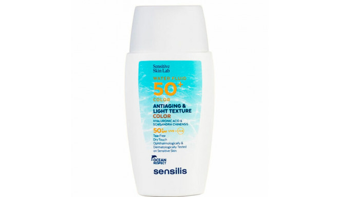 Päikesekaitse koos Värviga Sensilis Antiaging Light Texture Color SPF 50+ 40 ml