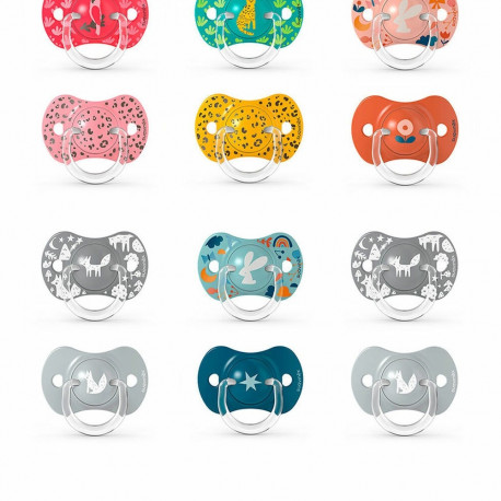 Pacifier Suavinex Prints Multicolour (2 Units)