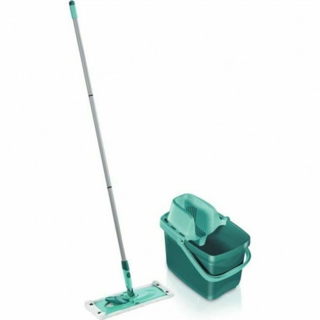 Mop with Bucket Leifheit Combi Clean M Roheline Metall Plastmass