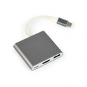 USB C-VGA Adapter GEMBIRD A-CM-HDMIF-02-SG