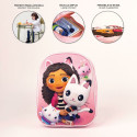 Школьный рюкзак 3D Gabby's Dollhouse Розовый 25 x 31 x 10 cm