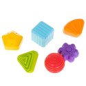 Paindlik kuubiku sorteerija mänguasja pistikupesa ruutu