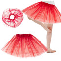 Tulle tutu seelik kostüüm punane