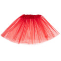 Tulle tutu seelik kostüüm punane