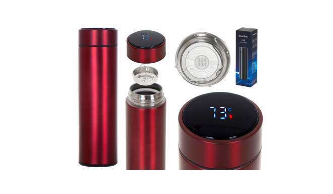 Thermos kruus smart LED 500ml kastanpruun