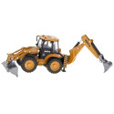 Ekskavaator-laadur buldooser koos koppaga H-toys 1704 1:50 valatud metallist mudel 1:50