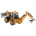 Ekskavaator-laadur buldooser koos koppaga H-toys 1704 1:50 valatud metallist mudel 1:50