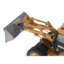 Ekskavaator-laadur buldooser koos koppaga H-toys 1704 1:50 valatud metallist mudel 1:50