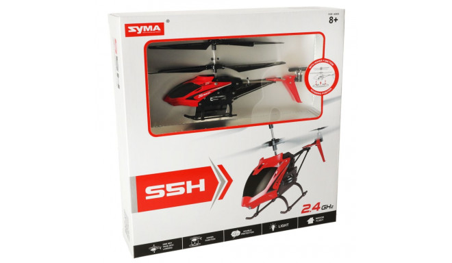 SYMA S5H 2.4GHz RTF RC helikopter punane