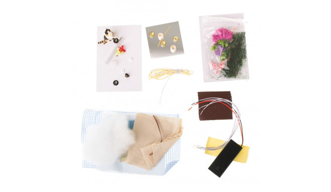 Retro mudel puidust nukumaja DIY 3013