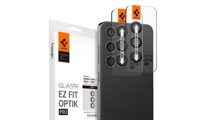 OSŁONA APARATU SPIGEN OPTIK.TR ”EZ FIT” CAMERA PROTECTOR 2-PACK GALAXY S23 / S23+ PLUS / S24 BLACK