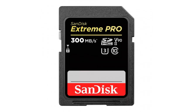 SanDisk Extreme PRO 64GB SDXC Memory Card up to 300MB/s, UHS-II, Class 10, U3, V90