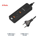 CANYON H-10, Wall charger. CNE-CHA10B Input: 100-240V~50/60Hz 1.0A Max Output1/Output2: DC USB-A QC3