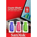 MEMORY DRIVE FLASH USB2 16GB/3PCS SDCZ50C-016G-B46T SANDISK