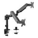 GEMBIRD MA-DA2P-01 Adjustable desk 2-display mounting arm 17-32inch up to 9 kg