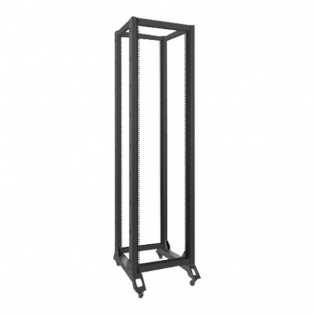 LANBERG OR01-6842-B avatud rack 19 42U/600x800mm must