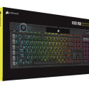 CORSAIR K100 RGB Optical Mechanical Gaming Keyboard Backlit RGB LED CORSAIR OPX RAPIDFIRE Black PBT 